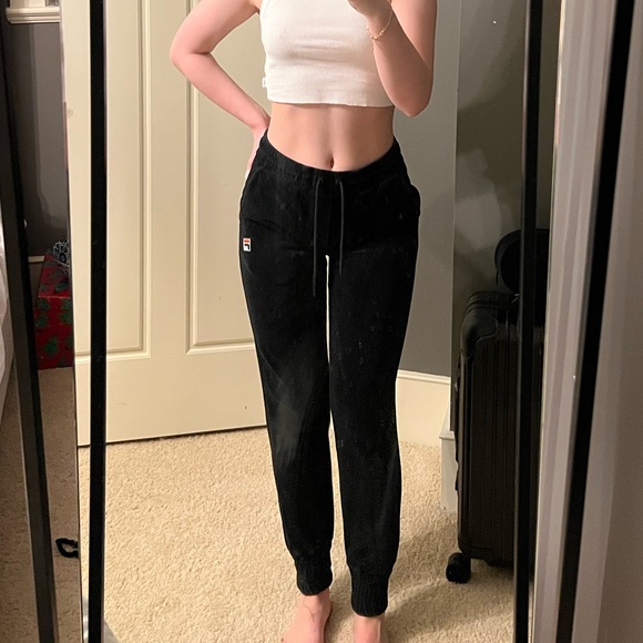fila velour sweats - Picture 1 of 3